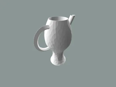 Watering Can Plus Low Poly