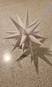 0.2mm layer, 2 walls, 15% infill - star size 150 mm
