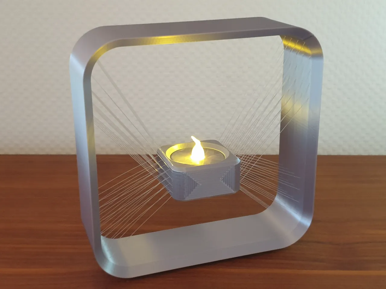 LED Tea Light suspended view 2