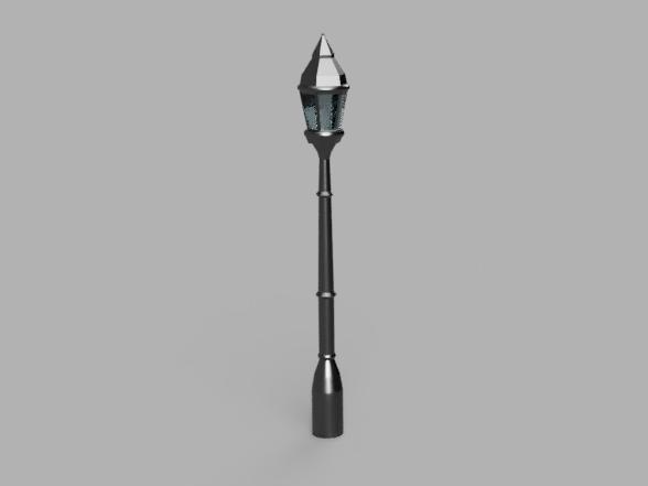 Miniature lamp post