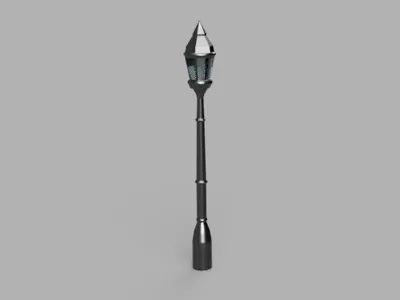Miniature lamp post