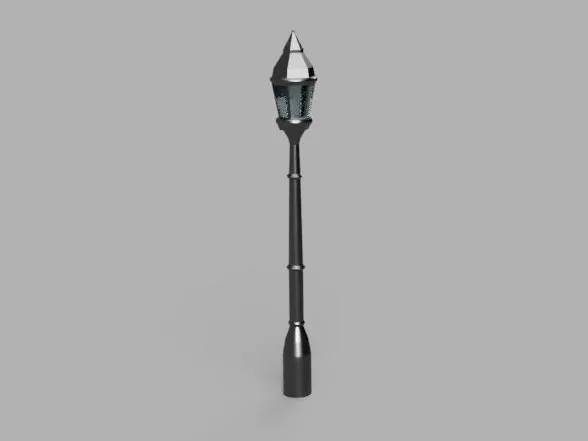 Lampadaire miniature pour diorama