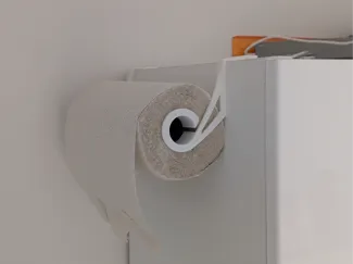 Küchenpapier Halterung - Halterung oben