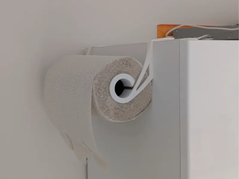 Küchenpapier Halterung - Halterung oben