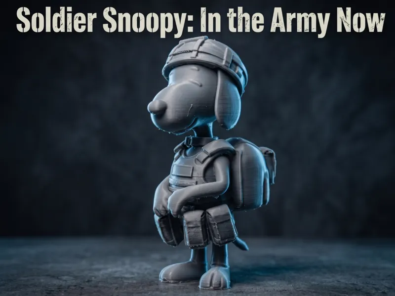Soldier Snoopy: In the Army Now
