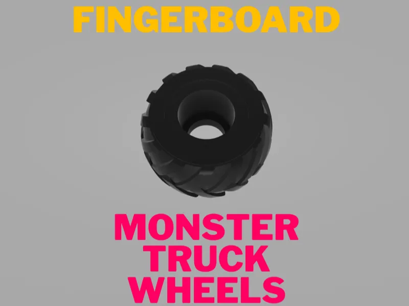 fingerboard monster truck offroad wheels