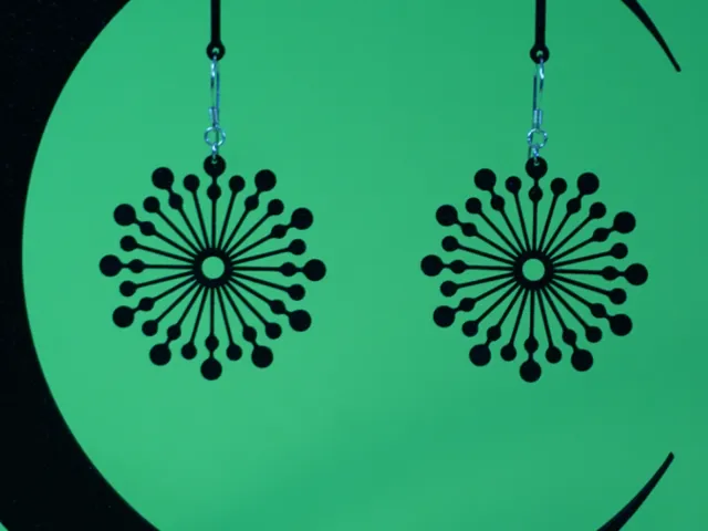 Earrings dendelion v2