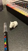 Smaller, Fuzzy Skin, Back Keyring