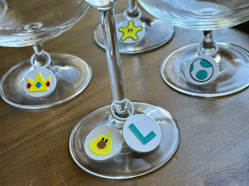 Mario Drink Markers, AMS Multicolor, fast print