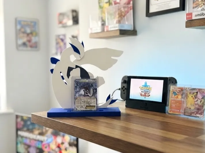 Lugia Pokemon card display stand