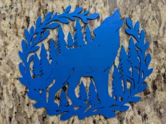 wolf wall art