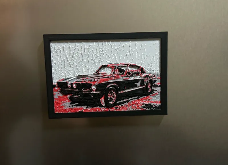 Mustang GT500 Fridge Magnet