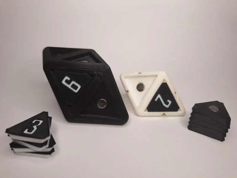 Diamond Magnedie d6 - Magnetized customizable dice