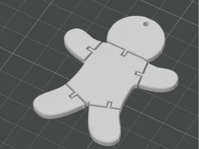 Flexy gingerbread doll psp