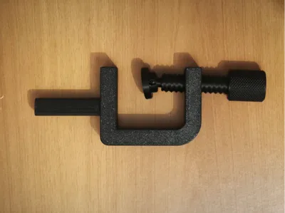 Clamp with pole