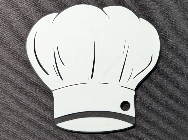 Chef Hat Keychain