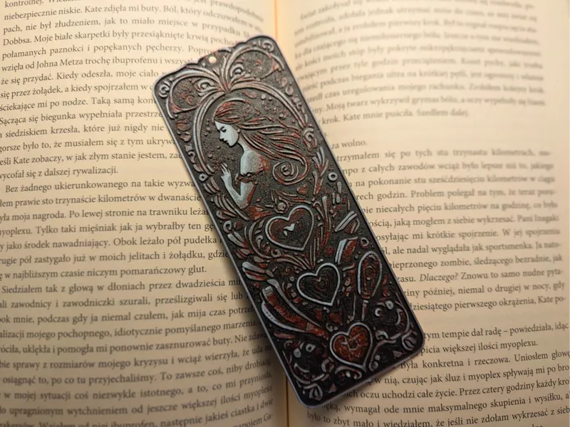 Valentine's Day Woman Bookmark