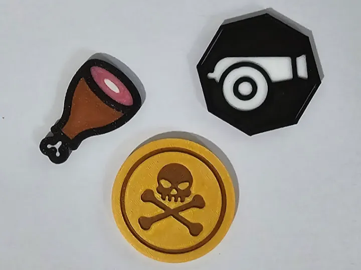 Jamaica Board Game Tokens
