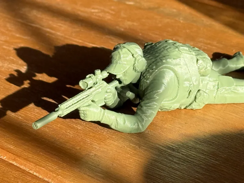 Sniper Laying Down - Ready Aim Fire