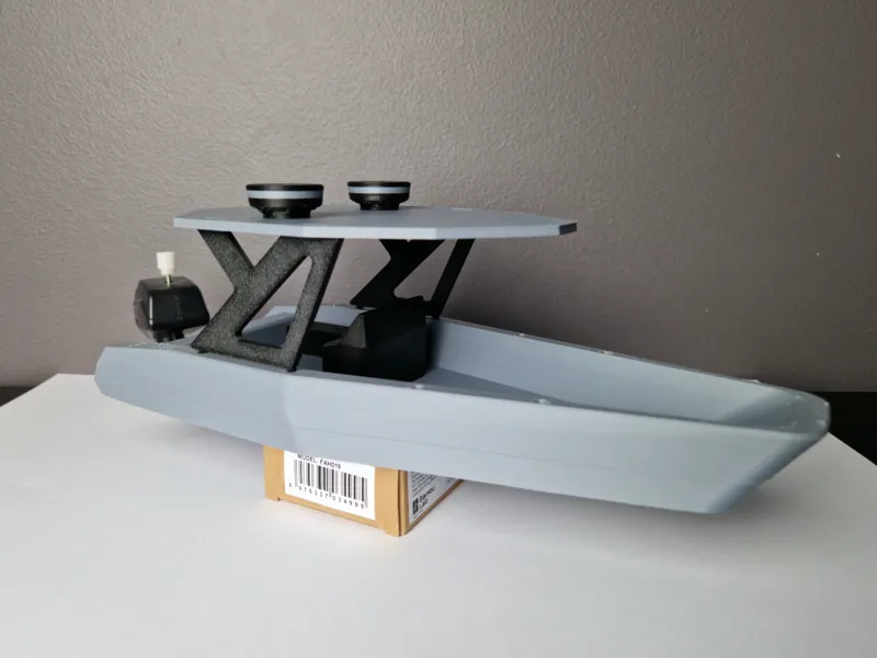 Stealth Military Boat For Kit 010 Motor