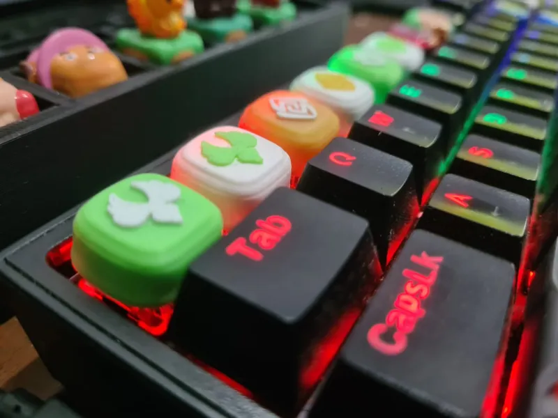 Genshin Impact Elements Keycaps