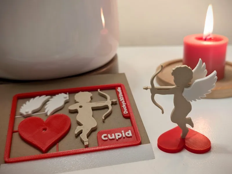 Cupid Valentines Kit Card