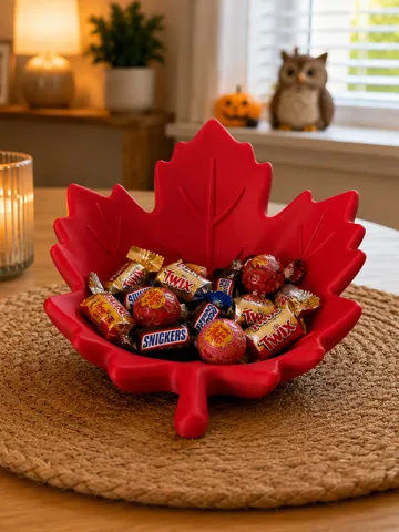 Bandeja organizadora: Maple Leaf Bowl : Autumn Candy & Trinket Tray — vista de referencia 2