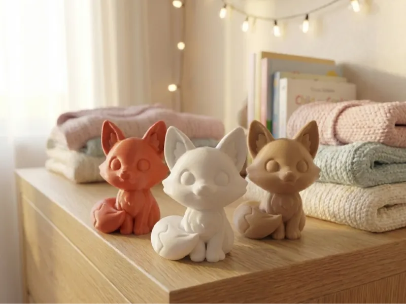 DESK PET - FOX KAWAII - Fast Print 
