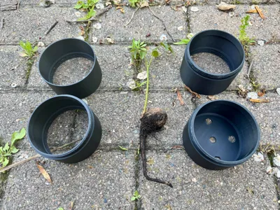 Stack-a-Pot: Modular Planter for Taproot Plants