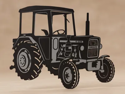 Ursus C-330 – Classic Polish Tractor Wall Art