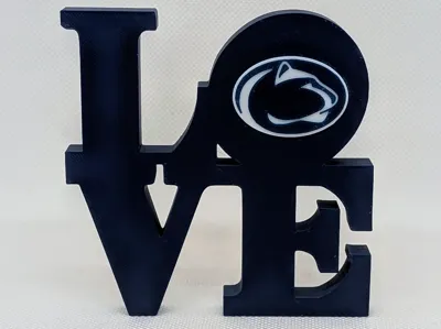 Penn State University Nittany Lions Love Park Sign