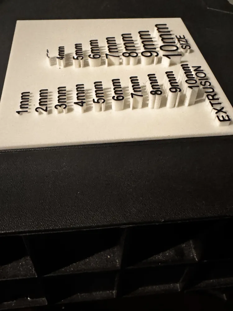 Extursion Size Extrusion and Size chart - Free 3D Print Model - MakerWorld