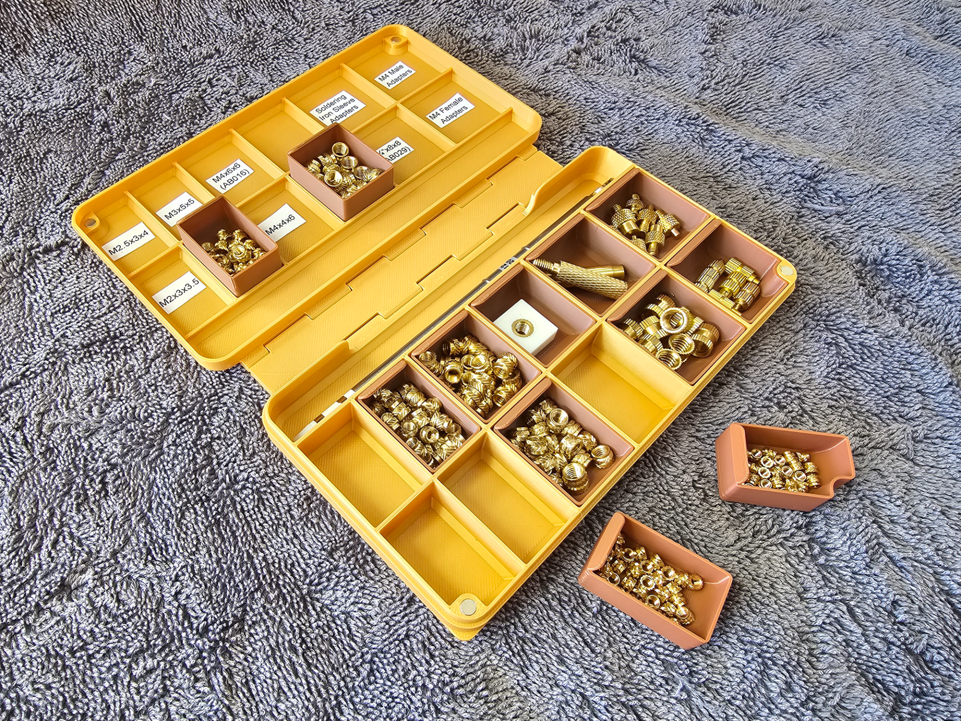T12 Soldering Iron Tips & Heat Insert Storage Case