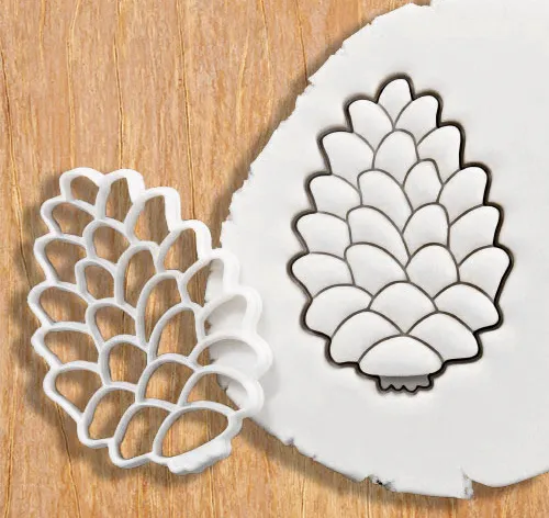 Pine cone cookie cutter