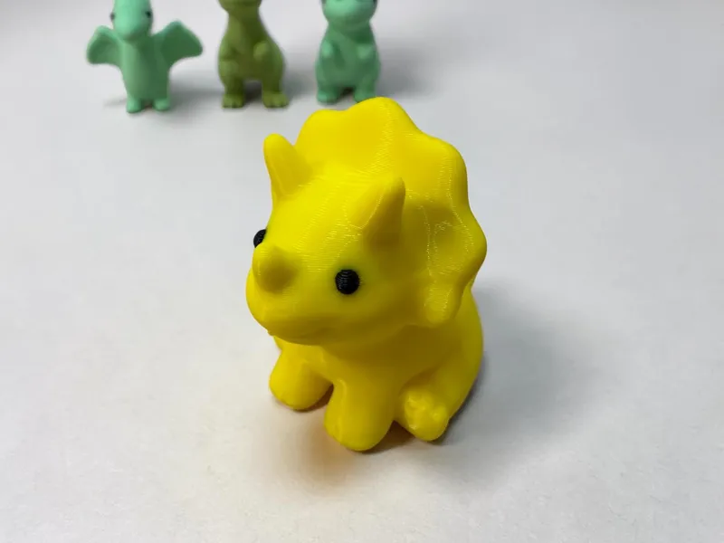 Round Triceratops - Brave Little Dino Series #4