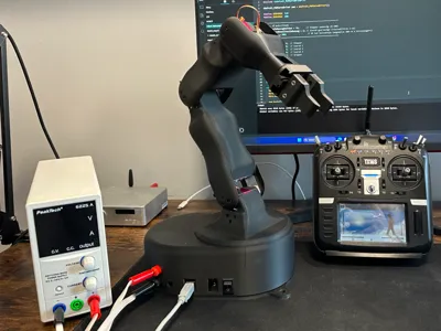 Fully Functional 5-DOF Robot Arm