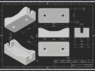 Support d'interrupteur de lumière (Plat) V.2