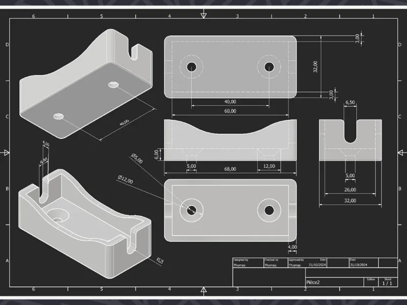 Support d'interrupteur de lumière (Plat) V.2
