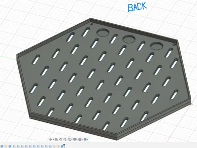 Hexagon Skadis Plate/ Magnets optional. 