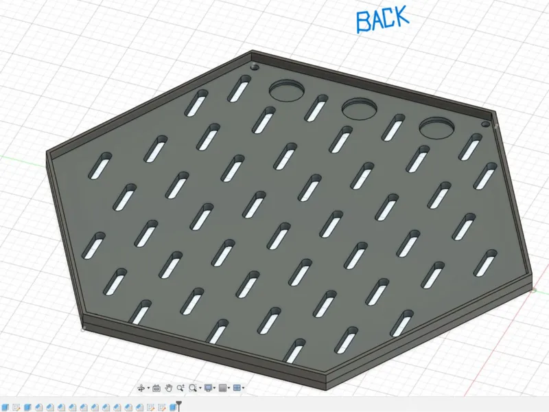 Hexagon Skadis Plate/ Magnets optional. 