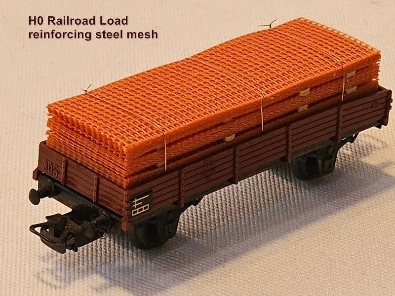 H0 Reinforcing steel mesh Load (H0, 1:87)