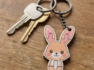 Flexi Bunny Keychain - Easter 2026 Edition 
