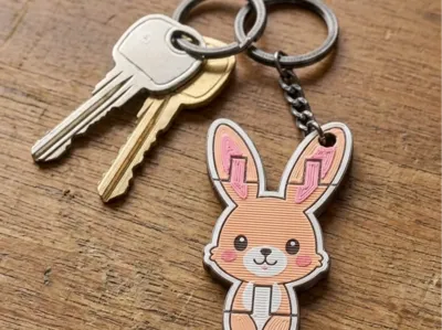 Flexi Bunny Keychain - Easter 2026 Edition 