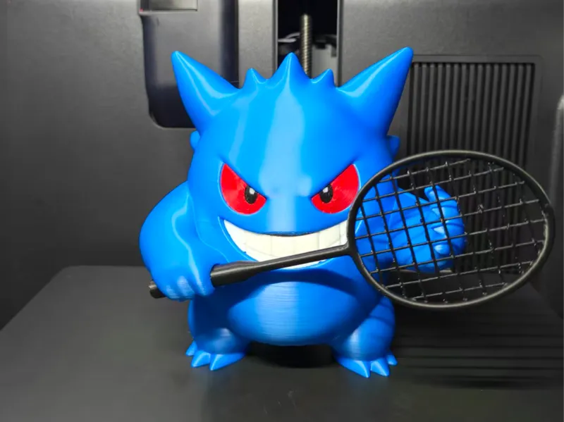 耿鬼 Gengar 打羽毛球 宝可梦 皮卡丘 任天堂