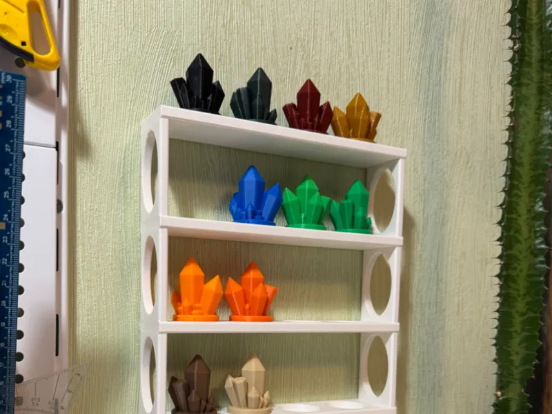 Crystal filament sample display stand (modular)