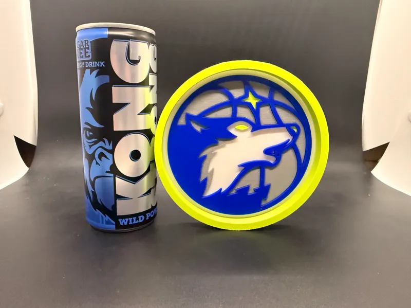 Timberwolves Logo Untersetzer 