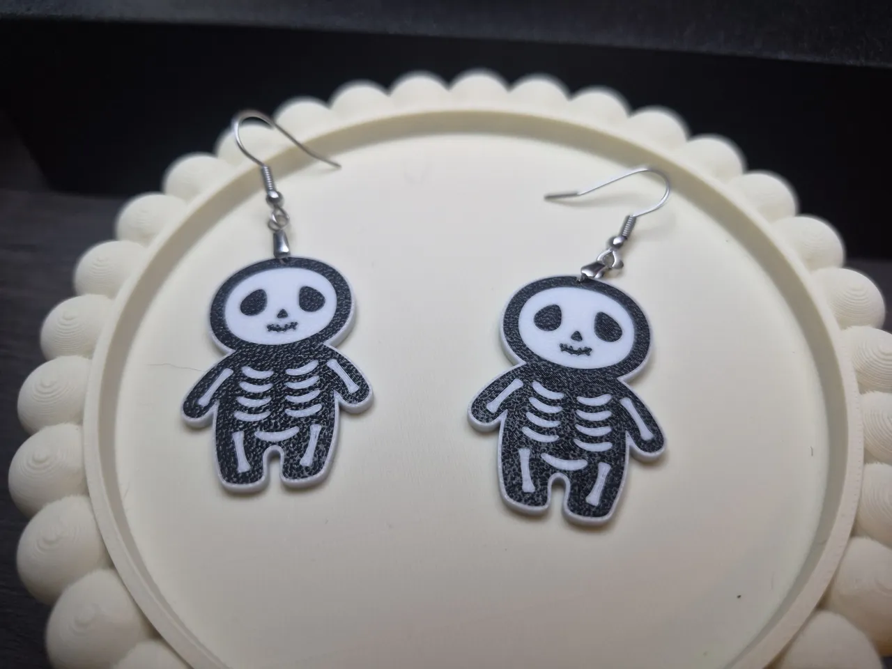 Cute Skeleton Earrings view 2