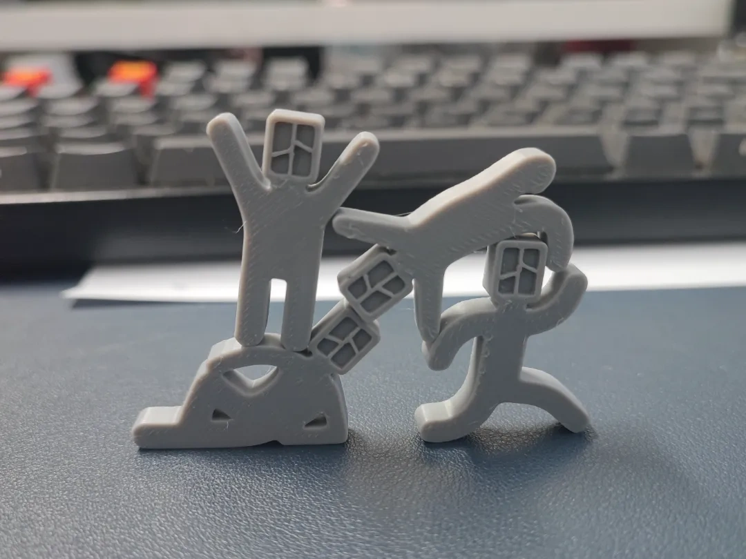 Miniatura 3 do modelo 3D 哄娃神器，尾料救星——拓竹小人儿叠叠乐