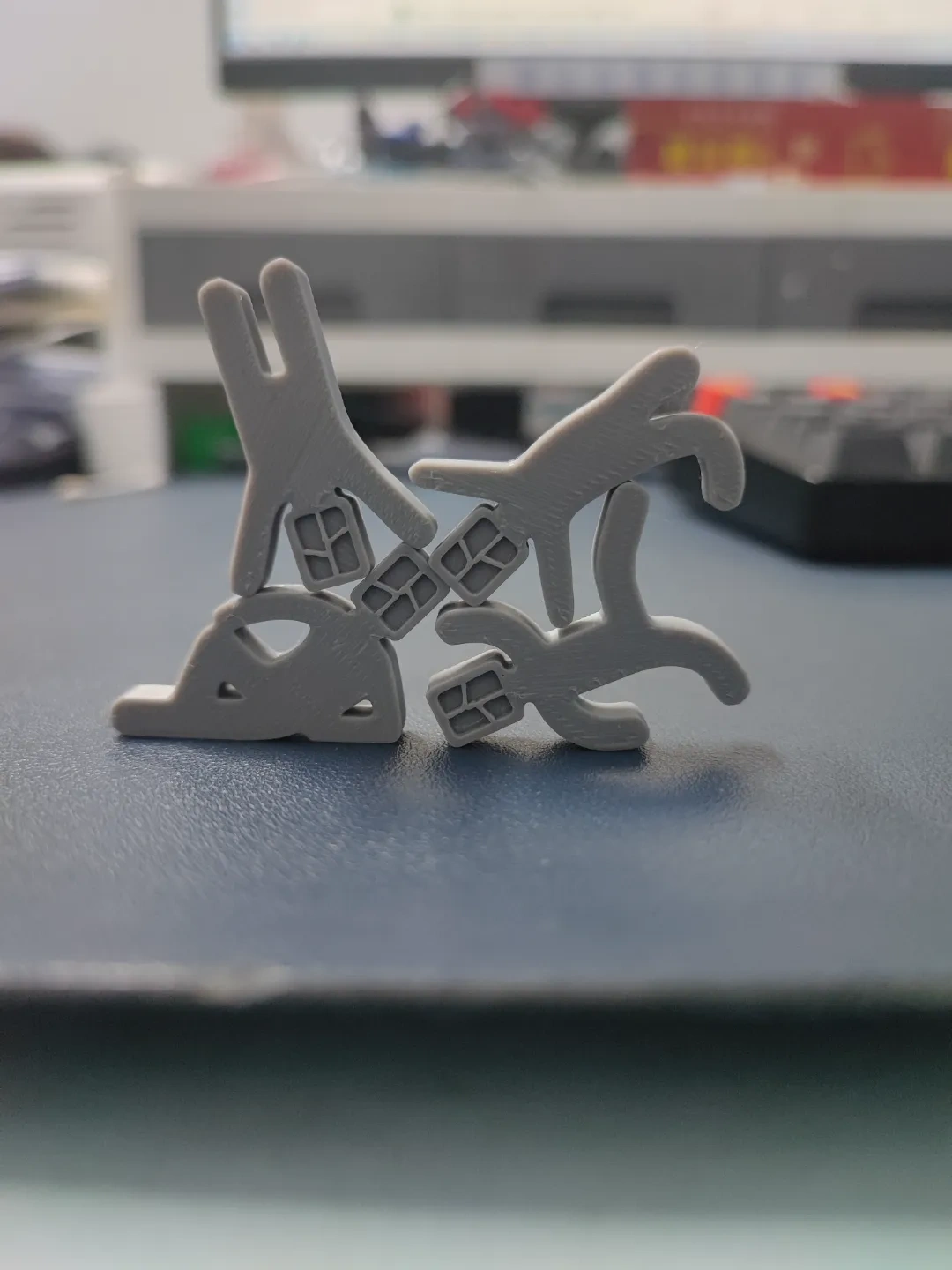 Miniatura 1 do modelo 3D 哄娃神器，尾料救星——拓竹小人儿叠叠乐