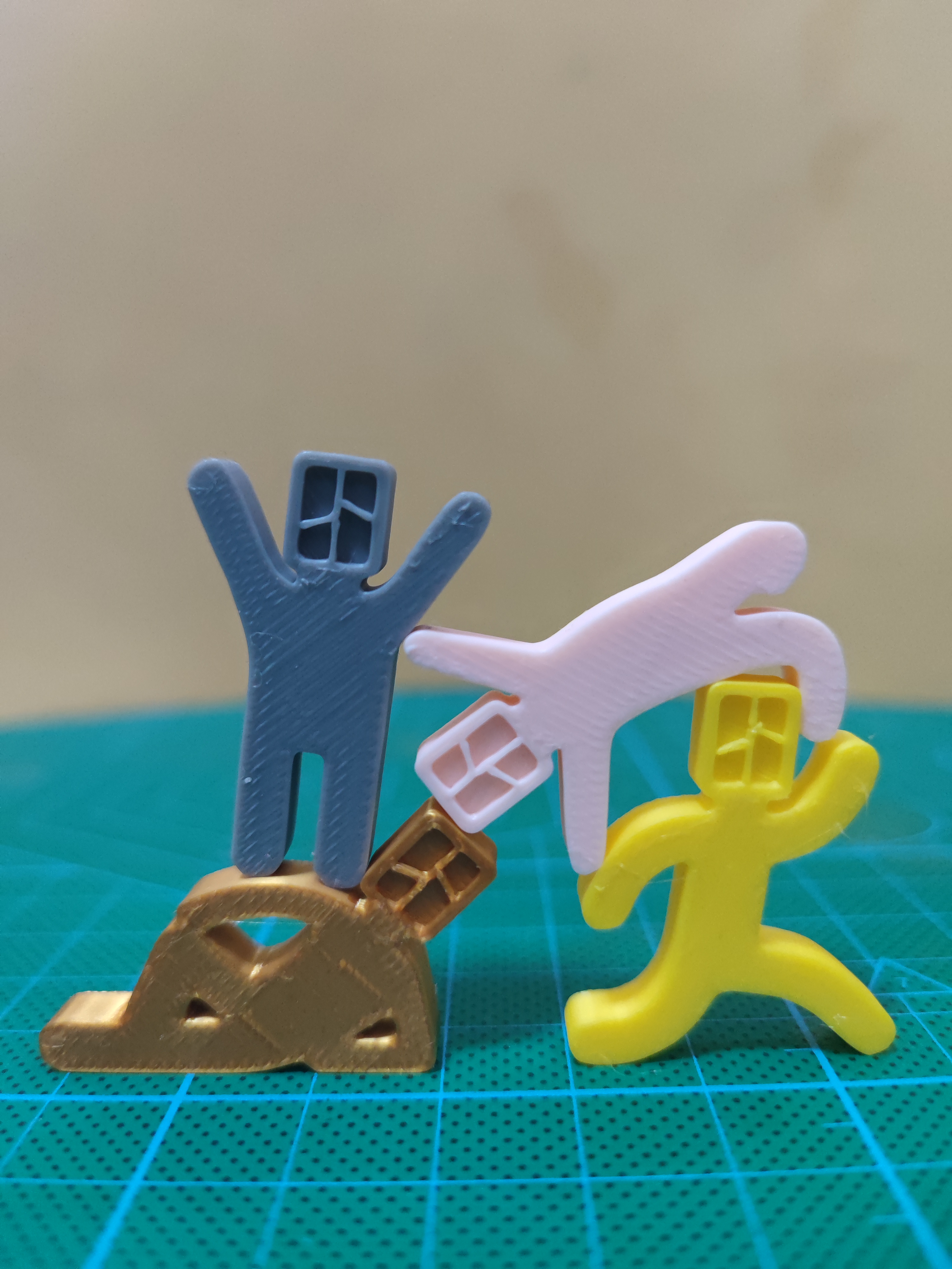 Miniatura 5 do modelo 3D 哄娃神器，尾料救星——拓竹小人儿叠叠乐